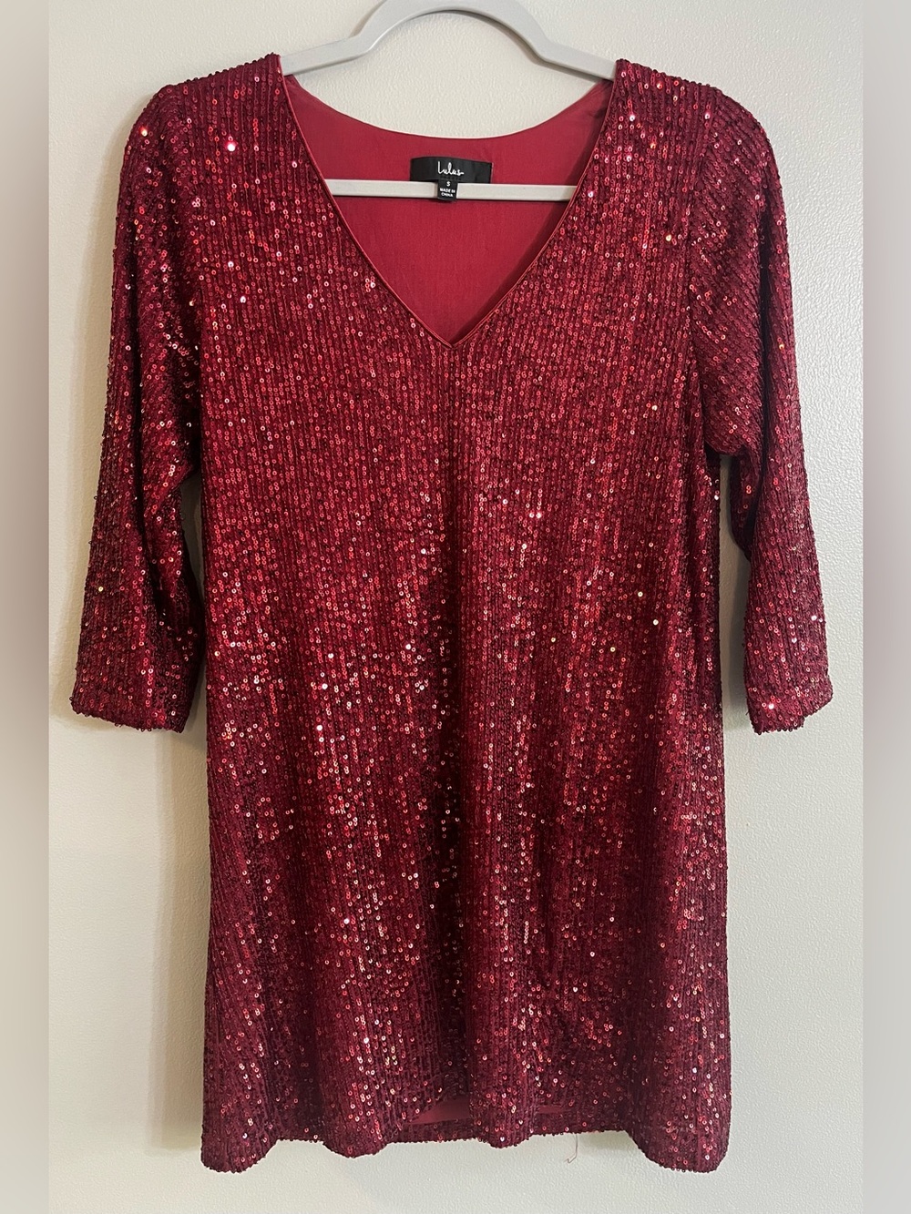 Lulu's Burgundy Knit Top